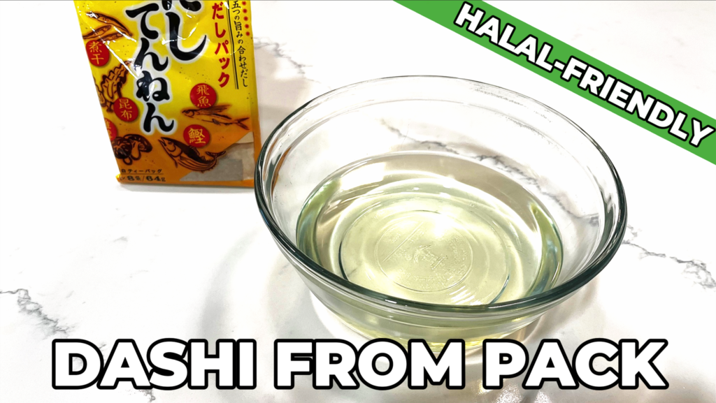 halal friendly japanese dashi from dashi pack